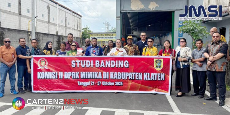 Komisi II DPRK Mimika Kunjungi Pabrik Benih Jagung dan Griya Kompos di Klaten