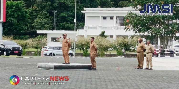 Wabup Mimika Apresiasi Peningkatan Disiplin ASN, Ingatkan Tetap Semangat Layani Masyarakat Meski APBD 2026 Menurun