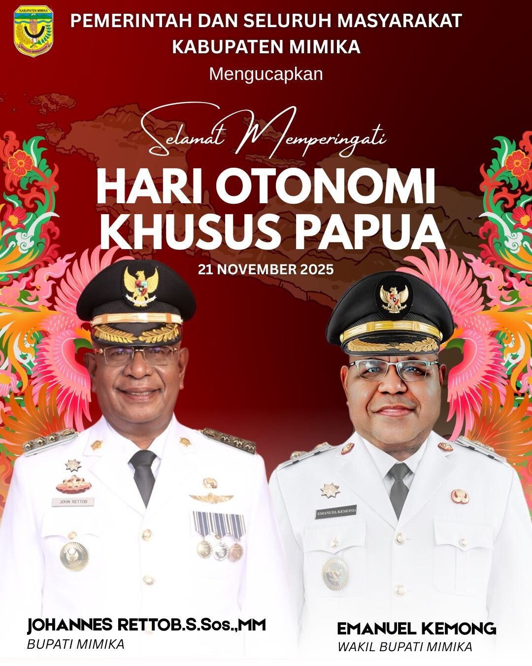 Pemkab Mimika Hari Otonomi Daerah