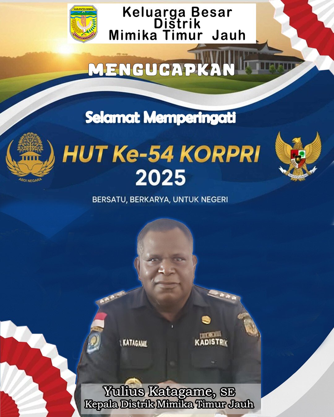 HUT KORPRI 2025 DISTRIK MIMIKA TIMUR JAUH