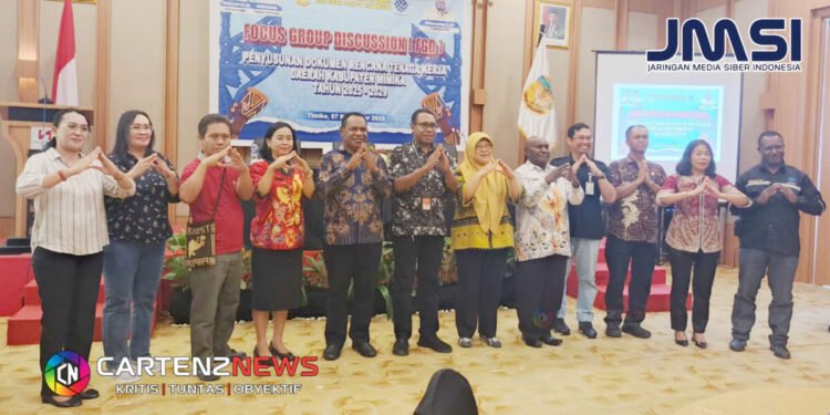 Pemkab Mimika Gelar FGD Penyusunan Rencana Tenaga Kerja Daerah