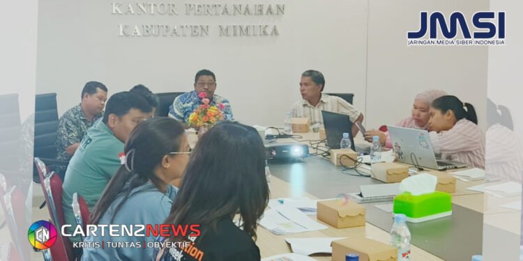 Badan Pertanahan Nasional Kabupaten Mimika Gelar Sidang GTRA