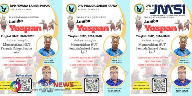 DPD Pemuda Saireri Papua Kab. Mimika Siap Gelar Lomba Tari Yospan Pelajar