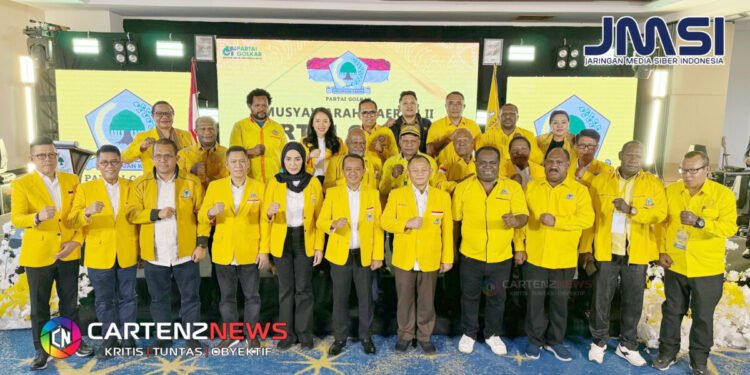 Ketum Golkar Bahlil Lahadalia Kobarkan Semangat Konsolidasi di Musda II Golkar Papua Tengah
