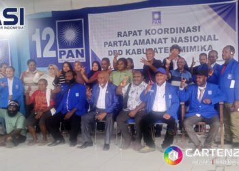 PAN Mimika Gelar Rakor, Target Masuk 3 Besar Pemilu Selanjutnya