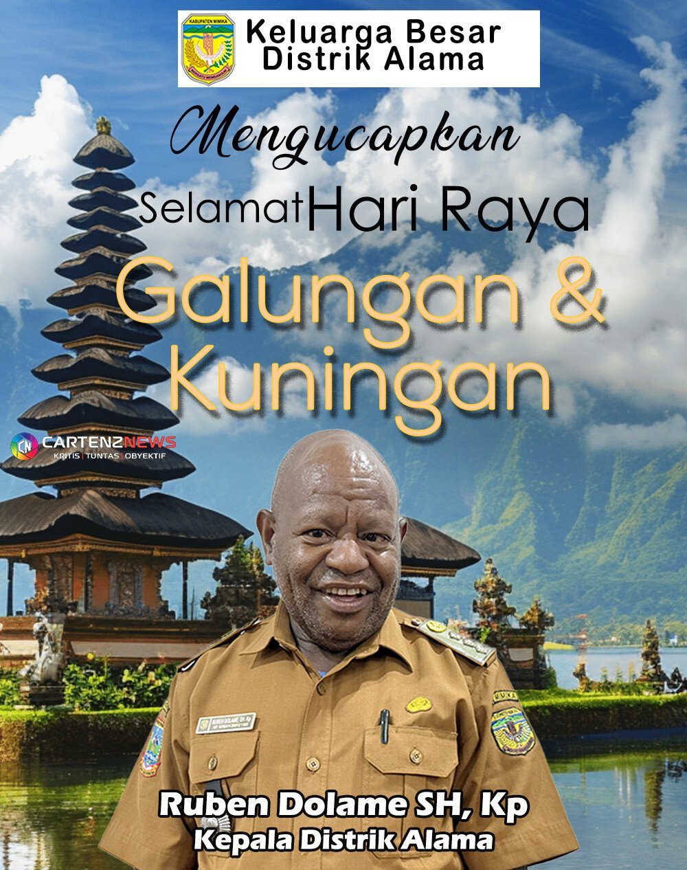 Distrik Alama Hari Galungan Distrik Alama Hari Galungan
