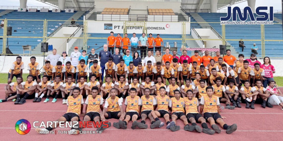 Freeport dan PSSI Gandeng Federasi Sepak Bola Belanda Gelar Coaching Course di Papua