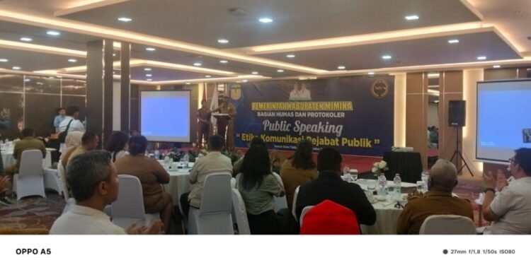Bagian Humas dan Protokoler Gelar Pelatihan Public Speaking