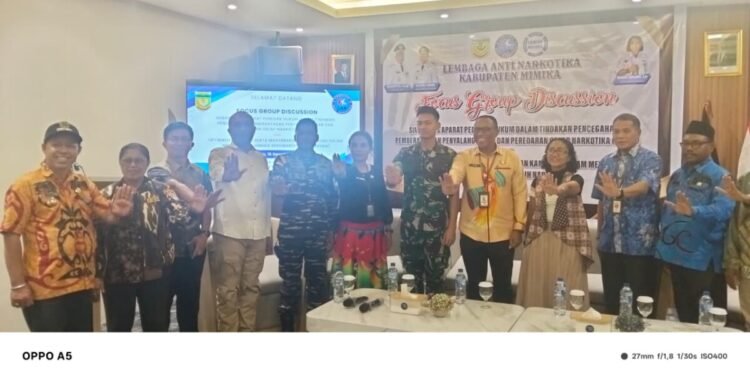 Pemkab & LAN Mimika Gelar FGD Jalin Sinergi Berantas Narkoba di Mimika