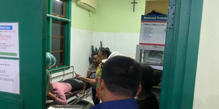 Pejalan Kaki Ditabrak Sepeda Motor di Jalan Yos Sudarso Mimika Empat Orang Mengalami Luka