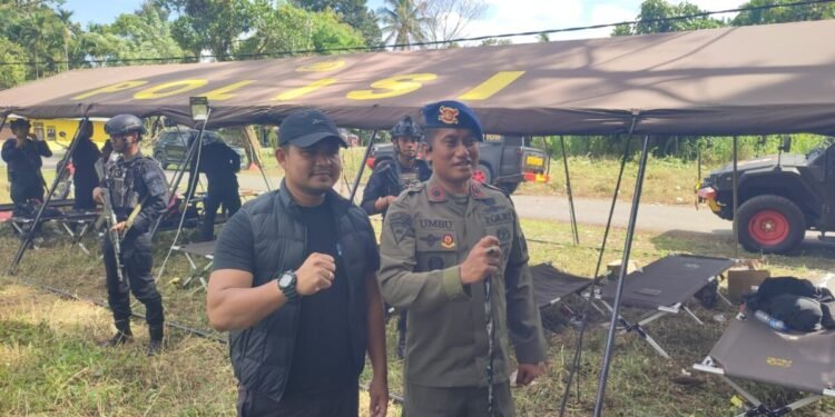 Pasca Perdamaian Brimob Tetap Jaga Stabilitas Kwamki Narama