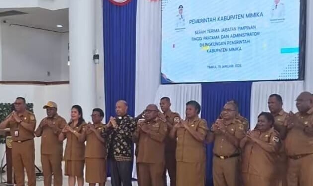 Wakil Bupati Emanuel Kemong Pimpin Sertijab Pimpinan Tinggi Pratama