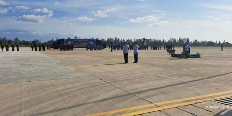 Kolonel Taufik Andriadi Resmi Jabat Danlanud Yohanis Kapiyau Mimika yang Baru