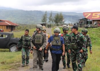 Satgas Ops Damai Cartenz-2026 Tinjau Kesiapsiagaan Personel di Pegunungan Bintang