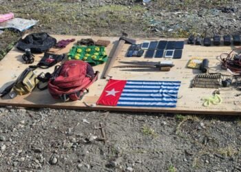 Satgas Koops TNI Habema Rebut Markas Utama OPM Kodap XVI Yahukimo