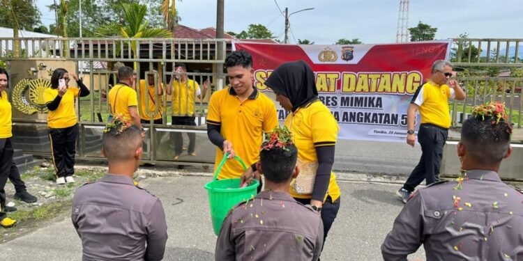 Lima Bintara Remaja Baru Angkatan 53 Ditugaskan di Mimika Perkuat Polres