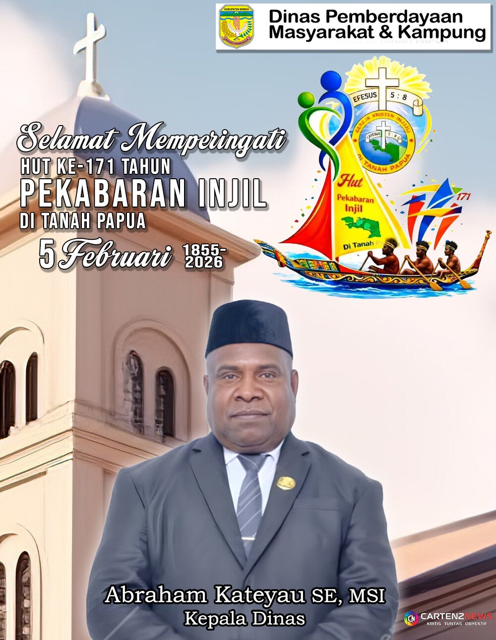 HUT PI ke-171 Dinas PMK Mimika a