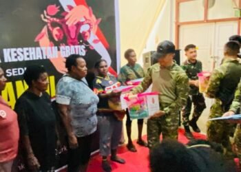Kogabwilhan III Bersama Dinkes Mimika Gelar Pemeriksaan Kanker Gratis Untuk Wanita, Peserta Didominasi OAP