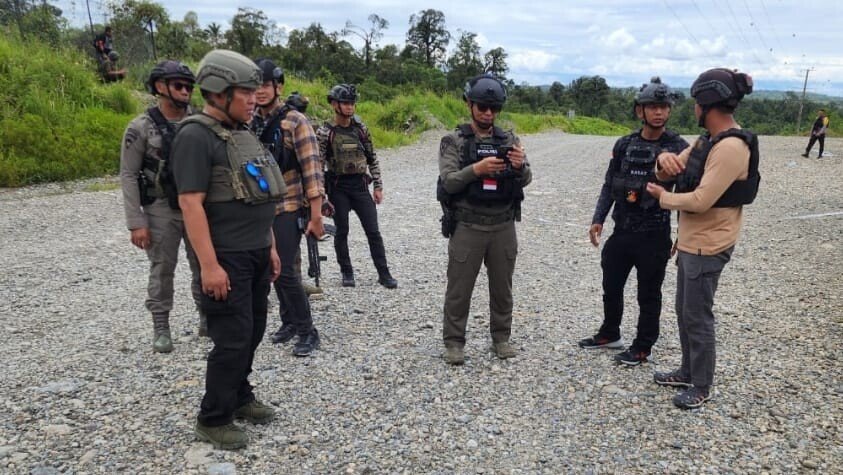Polisi Lakukan Olah TKP Mile 50 Mimika, Korban Meninggal Dunia Bertambah Satu Jadi Dua