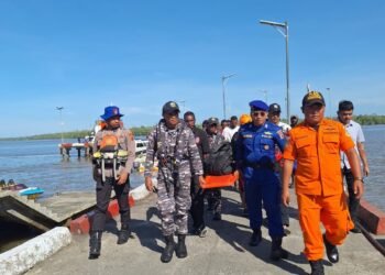 Bocah 3 Tahun Tenggelam di Sungai Ewer Kabupaten Asmat, Tim SAR Gabungan Lakukan Pencarian