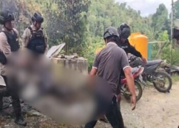 Dua Korban Tewas Dalam Kondisi Hangus Dalam Insiden Penyerangan Dan Pembakaran Pos Kamtibmas di Nabire