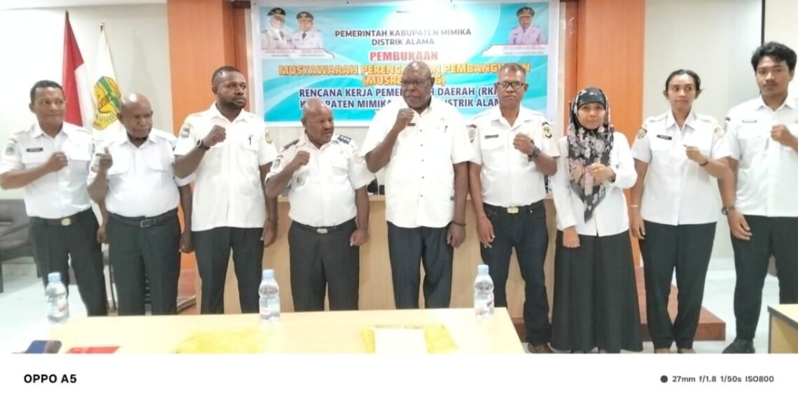Pemdis Alama Gelar Musrembang, Bupati JR: Wadah Strategis Serap Aspirasi Warga Kampung hingga Distrik