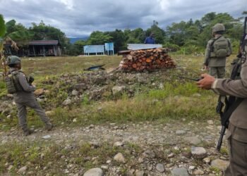Bangun Kedekatan dengan Masyarakat, Satgas Damai Cartenz Intensifkan Patroli Humanis di Nduga