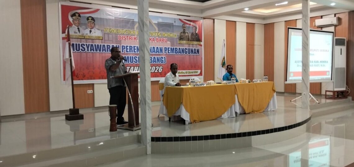 Drs. Ananias Faot, M.Si,. Sebut Hilangkan Stigma bahwa Perencanaan dari Bawah Tetapi yang Dilaksanakan Program dari Atas. Ini Tidak Sinkron