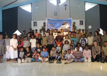 Satgas Damai Cartenz Salurkan Bantuan Sosial, Hangatkan Hati Santri dan Anak Panti di Jayapura