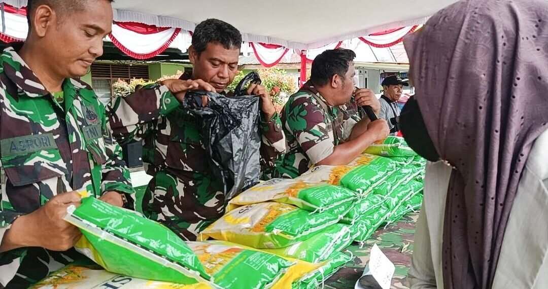 Kodim 1710/Mimika Gelar Bazar Ramadhan Sambut Idul Fitri 1447 H