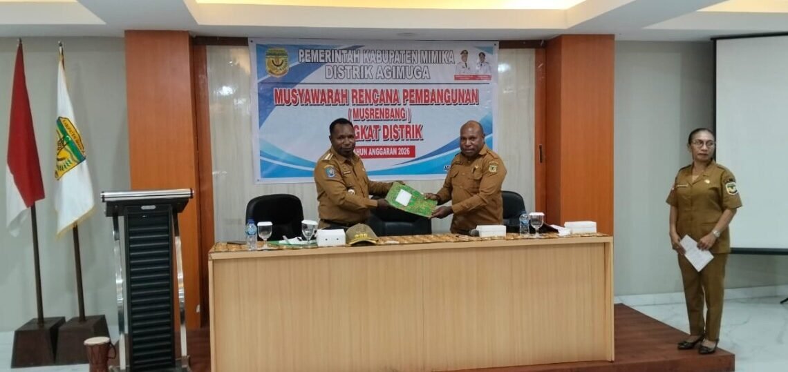 Musrenbang Distrik Agimuga Hasilkan 118 Usulan, Fokus Pada Pembangunan Ekonomi, Manusia Dan Infrastruktur