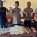 Personil Gabungan Gagalkan Penyelundupan Puluhan Liter Miras Lokal Jenis Sopi di Pelabuhan Poumako