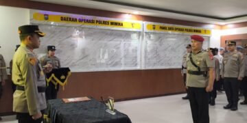 Kapolres Mimika Kukuhkan Iptu Yakobus Rante Limbong Sebagai Kasat Resnarkoba