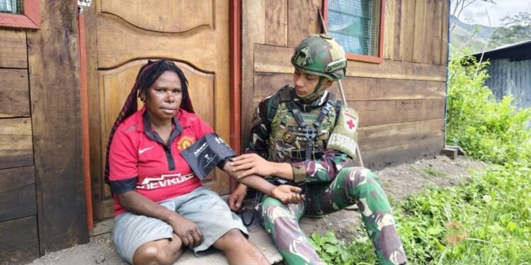 TNI Hadirkan Layanan Kesehatan Gratis di Yahukimo