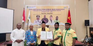 Jurnalis Robertus Yewen Nahkodai Pemuda Katolik Papua, Bertekad Jadikan Organisasi Melayani Masyarakat