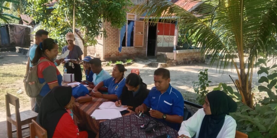 UPTD Puskesmas Loang Gelar Pemeriksaan Kesehatan Gratis dan Posyandu di Desa Babokerong Kecamatan Nagawutung