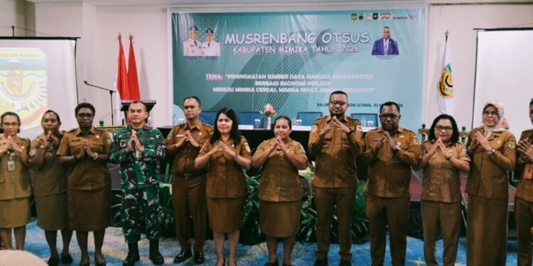 Pemkab Mimika Gelar Musrenbang Otsus Kabupaten Mimika TA 2027, Tema “Penguatan Sumber Daya Manusia Berkarakter Berbasis Ekonomi Inklusif”