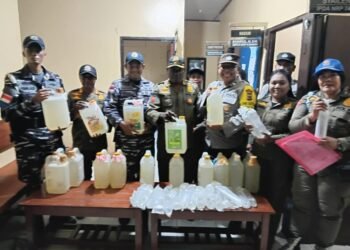 Selain Narkoba yang Masuk dari Luar, Miras Lokal Jenis Sopi dan Moke Juga Merajalela di Mimika
