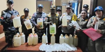 Selain Narkoba yang Masuk dari Luar, Miras Lokal Jenis Sopi dan Moke Juga Merajalela di Mimika