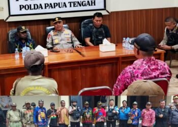 Bupati Yudas Tebai Hadiri Rapat Klarifikasi Pelaku Pembunuhan Anggota Polres Dogiyai Juventus Edowai