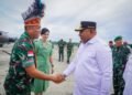 Panglima Kodam Cenderawasih Mayjen TNI Febriel Disambut Hangat Forkopimda Papua Saat Tiba di Jayapura
