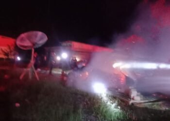 Dua Rumah di SP 6 Mimika Terbakar Rata Dengan Tanah