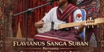 Pegambus Asal Kabupaten Flores Timur Apil Leyn Tampil di Festival Budaya Lamaholot Kupang