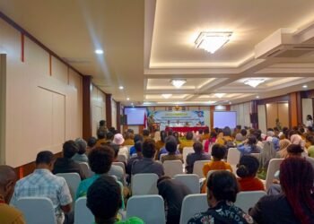 Satpol PP Mimika Gelar Sosialisasi Perda Perlindungan UMKM Orang Asli Papua