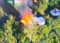 Anak Buah OPM Puncak Pimpinan Lekagak Talenggen Bakar Rumah Warga di Distrik Pogoma, Kabupaten Puncak