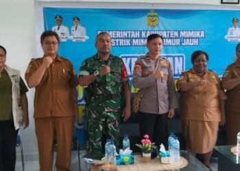 Pemerintah Distrik Mimika Timur Jauh Gelar Sosialisasi, Kadistrik Priska Kuum Ajak Warga Perkuat Semangat Bela Negara