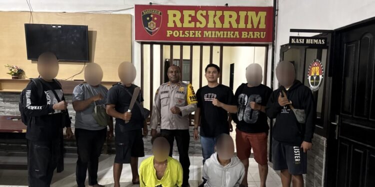 Pelaku Kasus Pengeroyokan di Jalan WR Supratman Timika Berhasil Ditangkap Polsek Miru