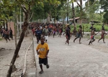 Aksi Saling Serang Dua Kelompok di Distrik Kwamki Narama Kembali Terjadi, Satu Orang Tewas