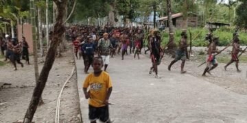 Aksi Saling Serang Dua Kelompok di Distrik Kwamki Narama Kembali Terjadi, Satu Orang Tewas