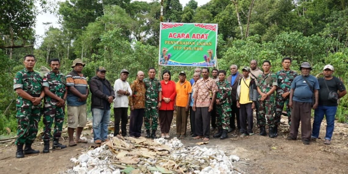 Kodam XVII/Cenderawasih Hormati Hasil Rapat Adat, Pembangunan Yonif TP 858/MSB Dipercepat